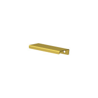 Ручка торцевая FLAT 64(92) золото