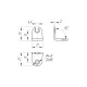 Уголок стяжки мебельной малой